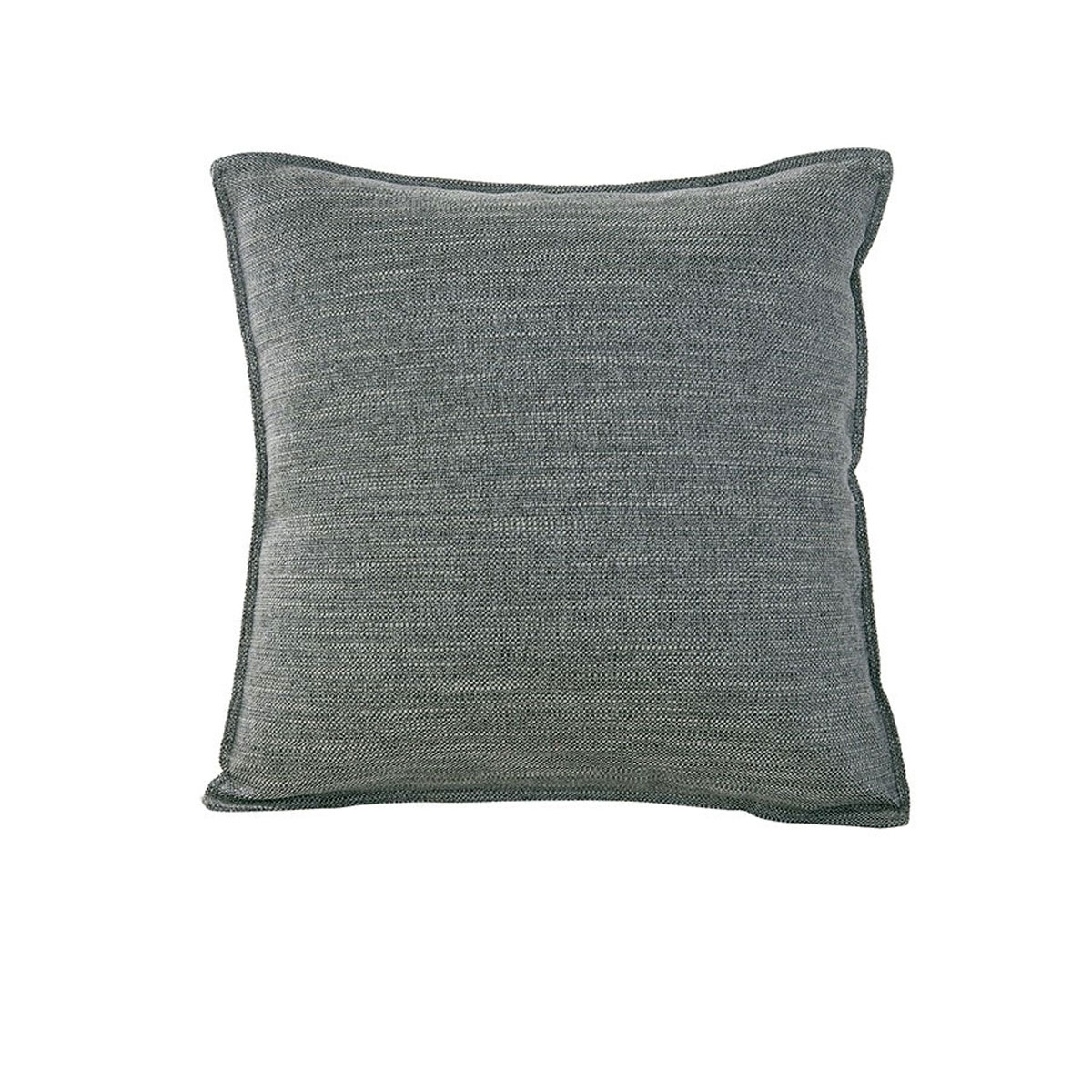Jason Linen Look Square Filled Cushion 44 × 44 + 1 cm Pewter
