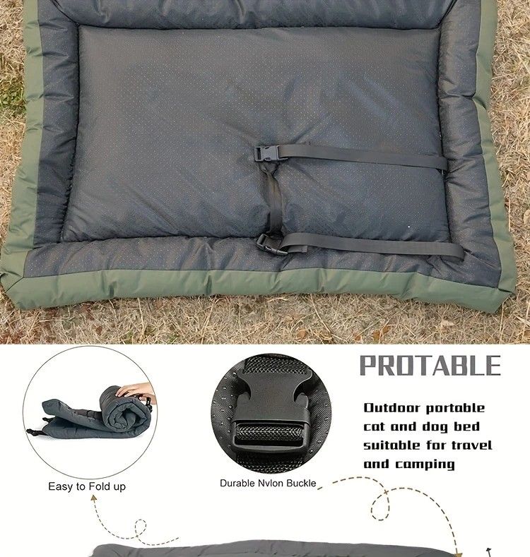 High-Quality Pet Portable Moisture-Proof Mattress, 120 × 80cm Large Size, Foldable for Storage, Wear-Resistant and Waterproof, All-Season Use, Suitable for — image 5