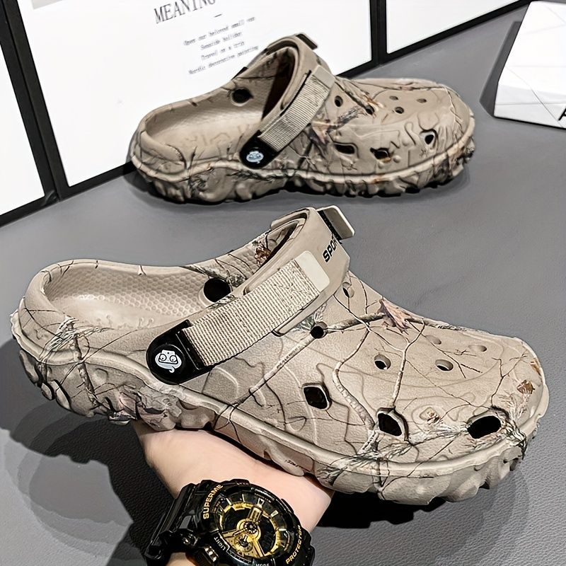 Croc-Style Clogs Anti-Slip Shoes Breathable Clogs Lightweight Footwear Fashion - White - Size 6(AU6/EU39) — image 3