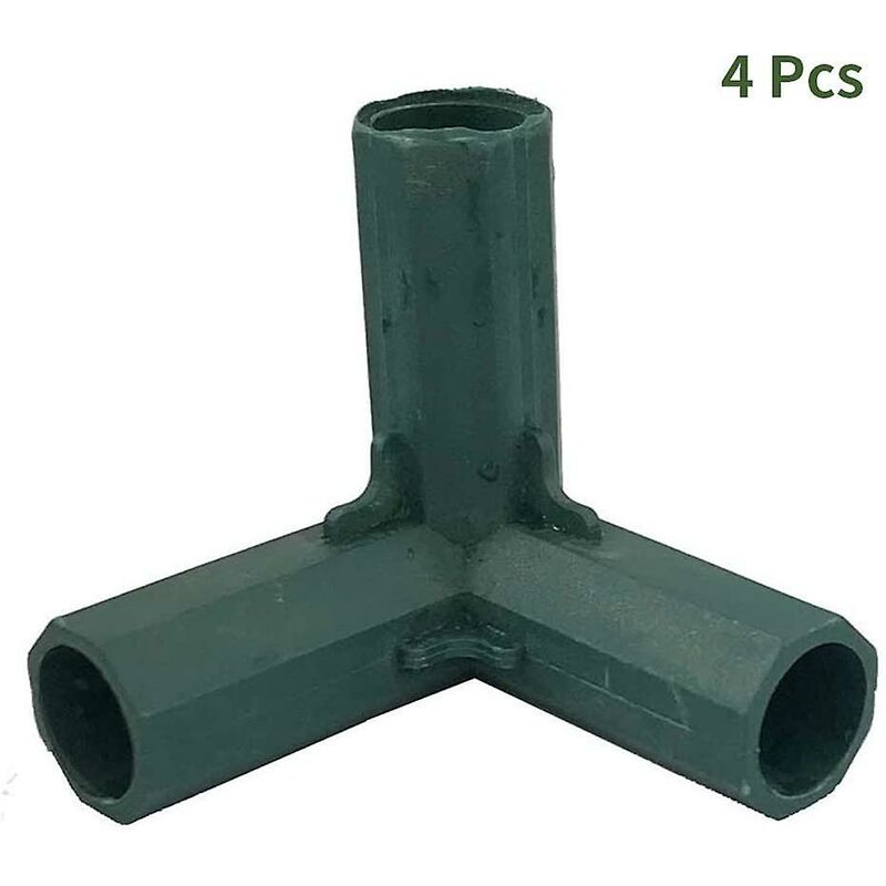 4 pcs Garden Frame Corner Connector 3 Way Corner Connector Greenhouse Frame Corner Connector Furniture Connectors Inner โ image 2