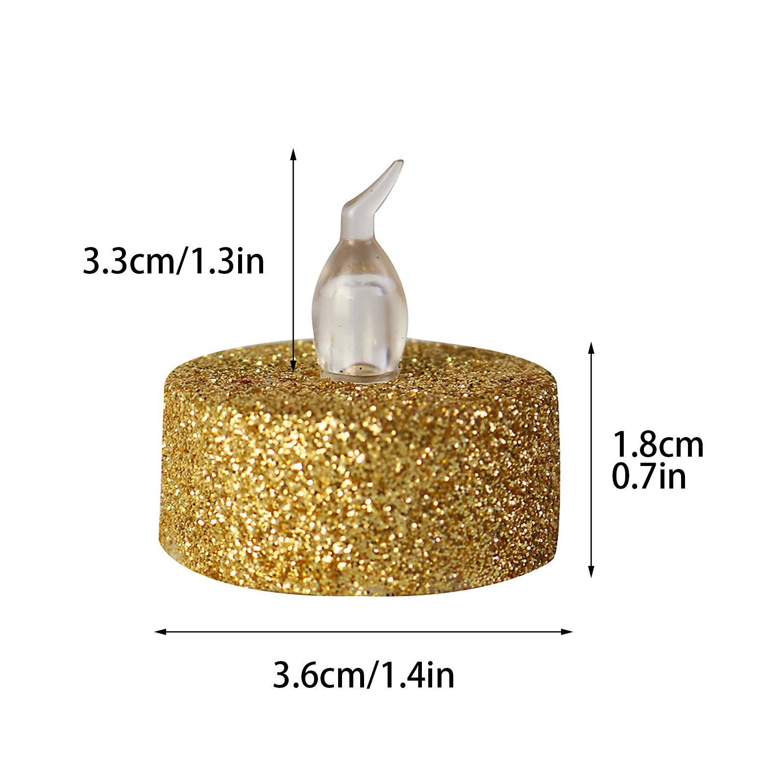 Romantic Proposal Birthday Surprise Tea Wax Christmas Decoration LED Electronic Candle — image 6