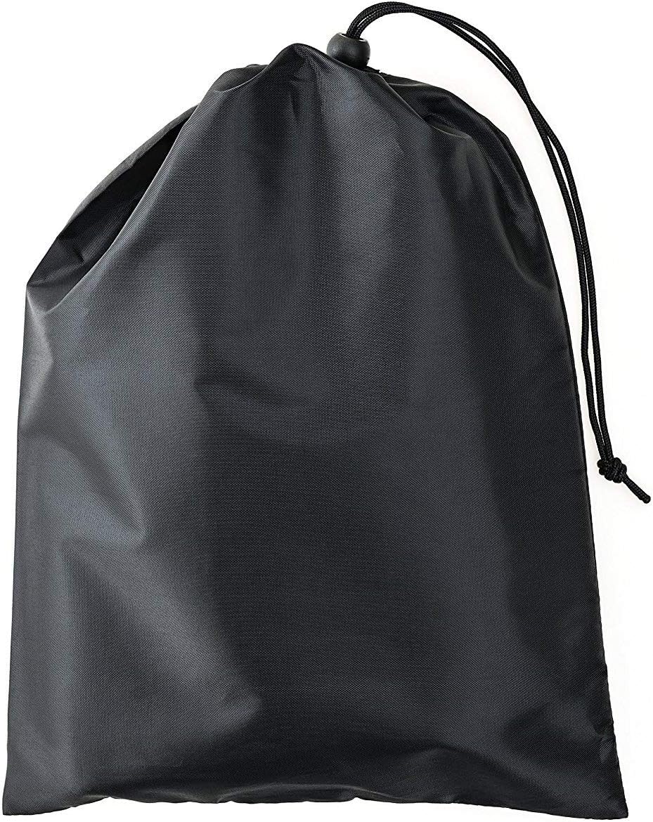 Shower Bag Tote, Mesh Caddy Toiletry Organizer 12”L x 9”W, Compact and Lightweight With Suction Cup, Cord for Hanging, Zipper and Drawstring Pouch 14”L x 10”W — image 4