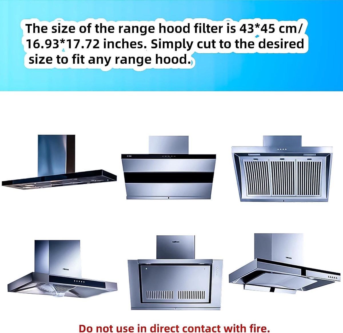 12 pieces - Range Hood Oil Filter Paper - oil-absorbing paper for range hoods - filter paper for range hoods - non-woven extractor fan filters - kitchen grease — image 6