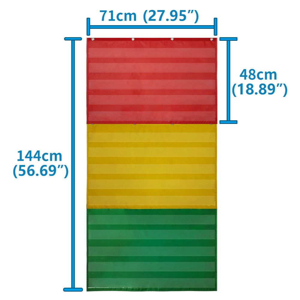 Wall Hanging Organizer Chart Detachable Pocket Chart 15 Clear Pockets For Word Families Pocket Chart Classroom Decor — image 3