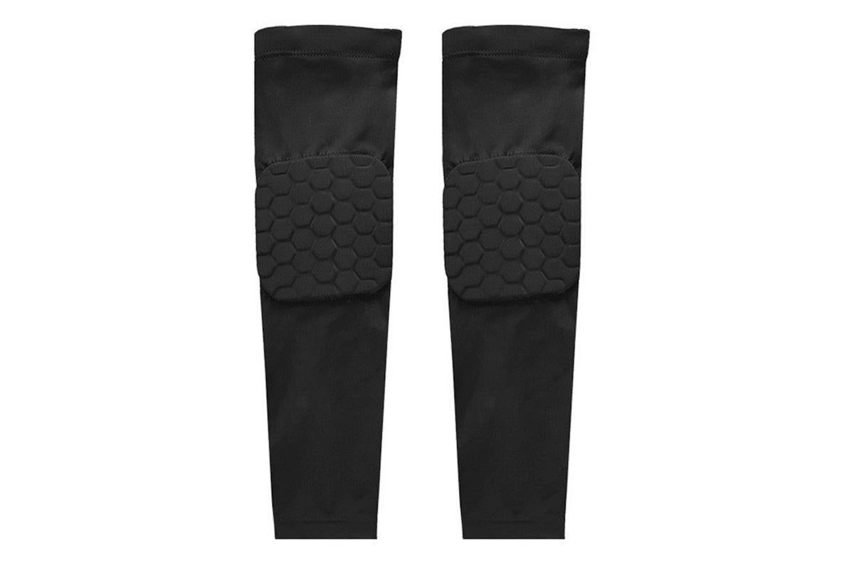 2 Pcs Tennis Elbow Compression Support Sleeve for Golfers Elbow relaxation Workout Weightlifting Elbow Brace with Honeycomb Lining -Black / L β image 2