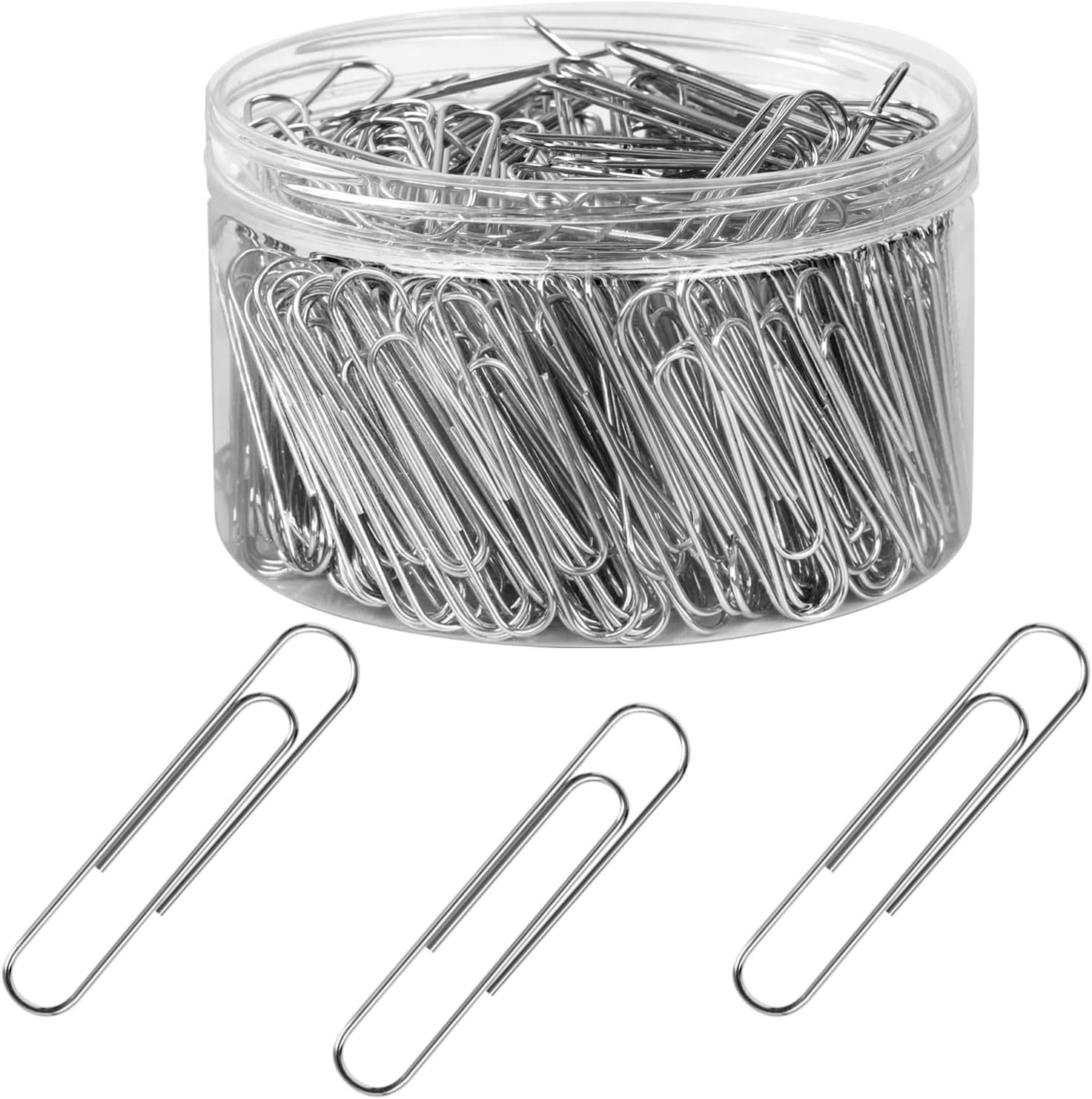 280 Pcs Large Paper Clips, 2 Inch Jumbo Silver Paperclips, Stainless Steel Paperclips Office for Teacher Supplies School - IN