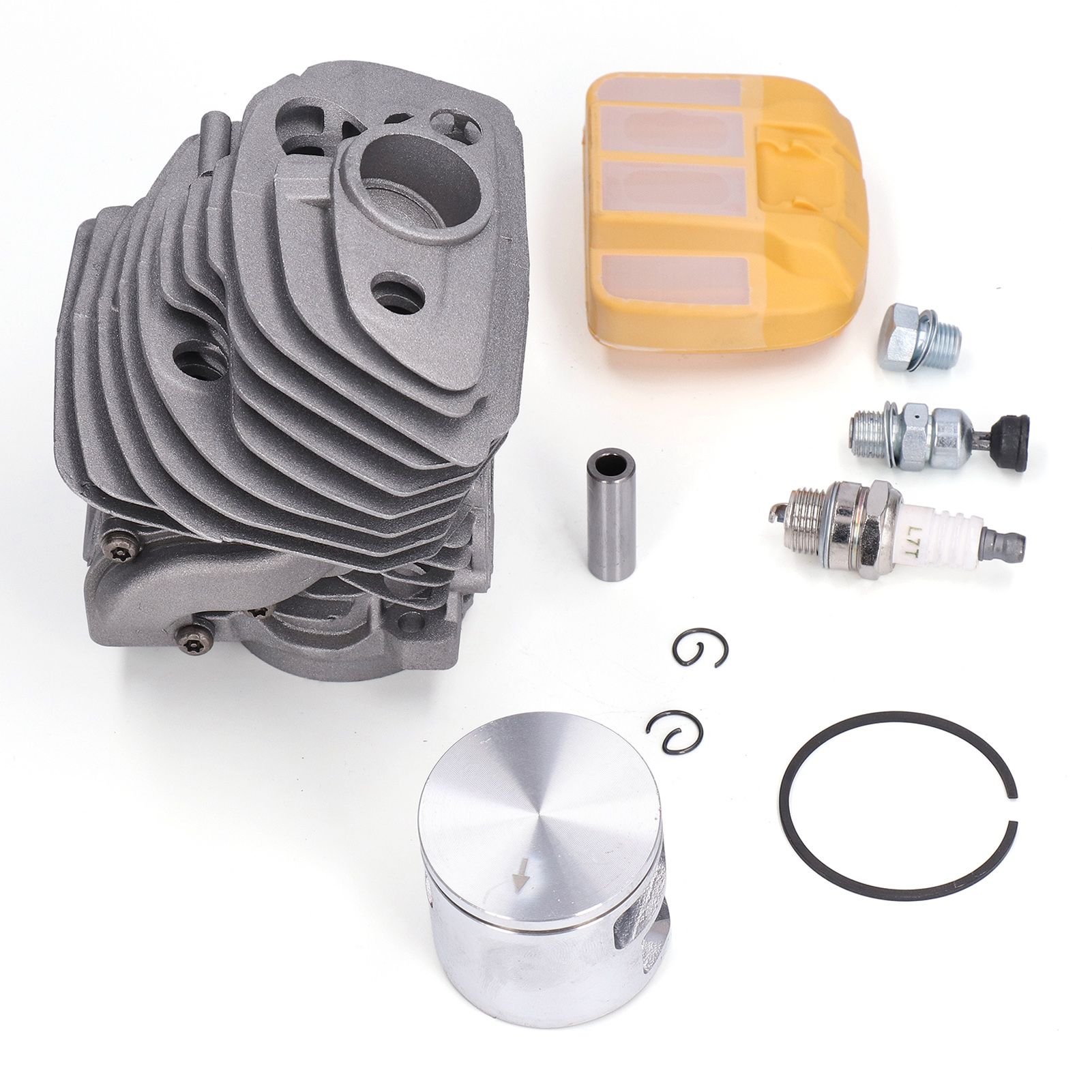 46mm Cylinder Piston Assembly Air Filter Cover Relief Valve Set Fit for Husqvarna 555 560 562 XP Chain Saw โ image 4