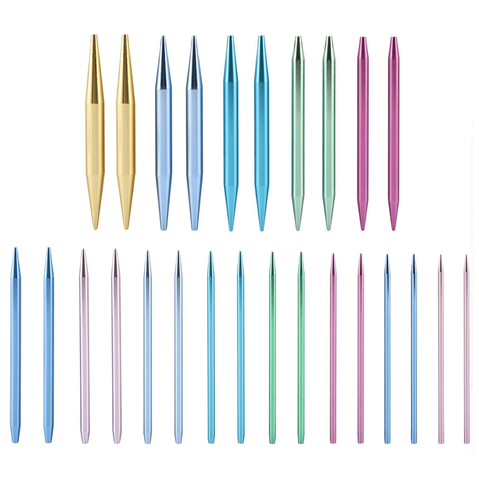 Interchangeable Aluminum Circular Knitting Needle Sets — image 4
