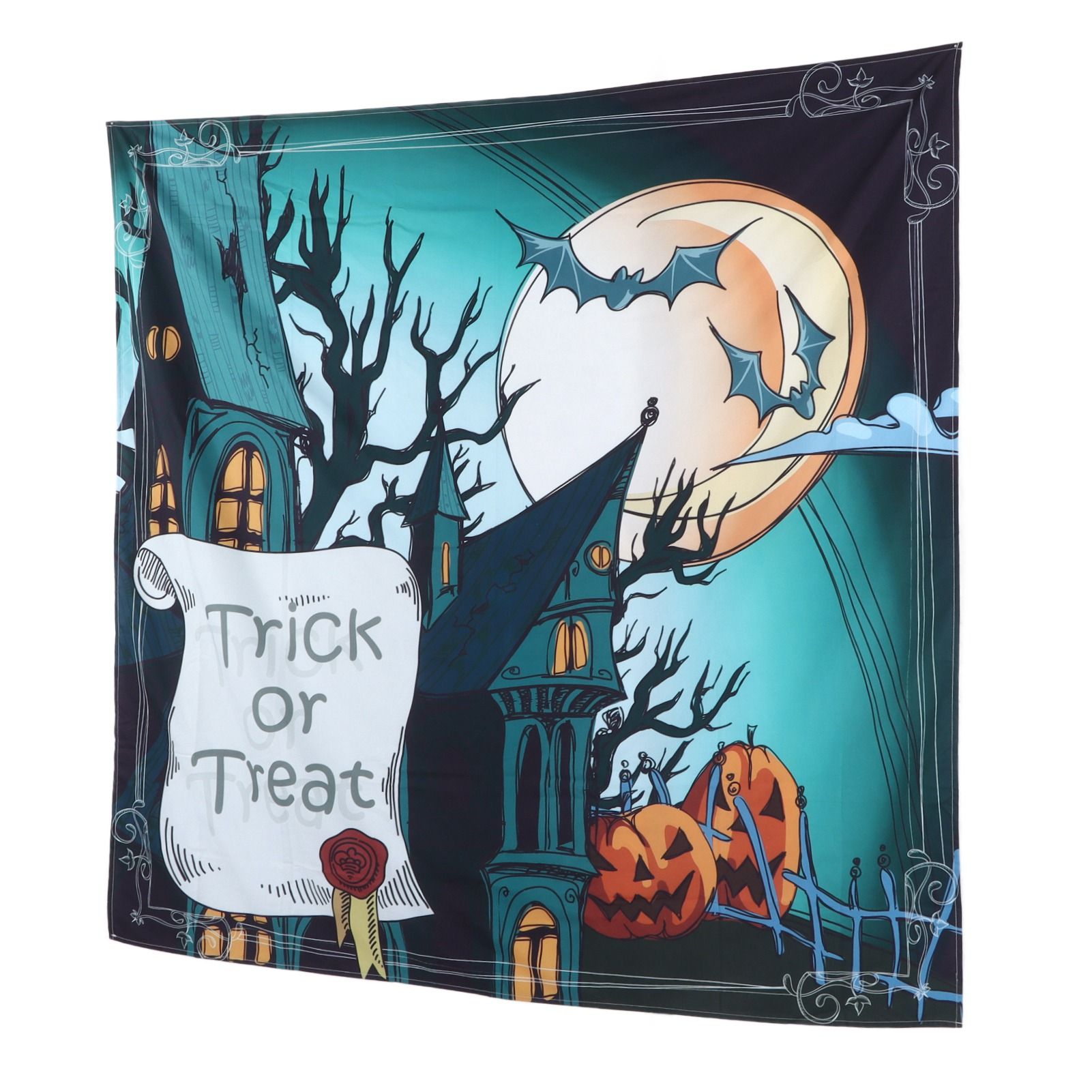 Wall Hanging Tapestries Halloween Back Drops for Living Room Bedroom Wall Decoration150x150cm — image 2