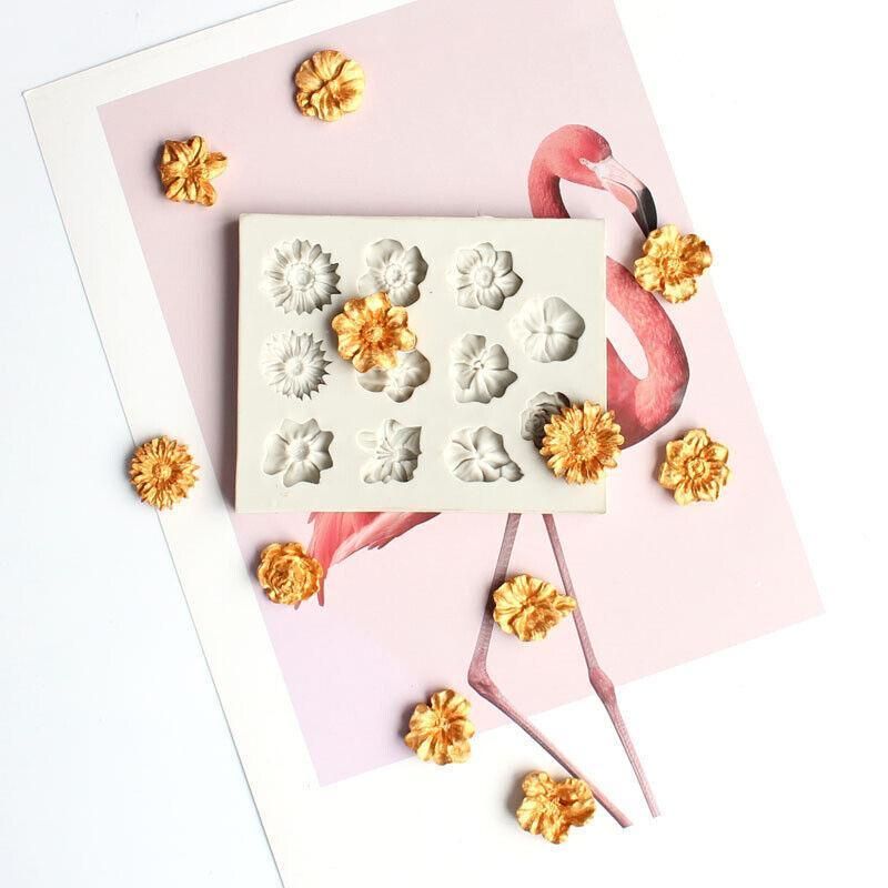 3D Silicone Flower Lace Fondant Mould Cake Border Decor Baking Mold Sugarcraftau — image 3
