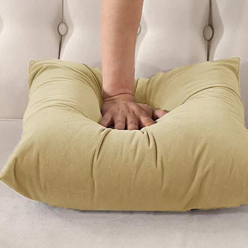 40 × 40cm Multicoloured Plain Solid Colour Cushion Cover Covers Decorative Pillow Case - Pink — image 3