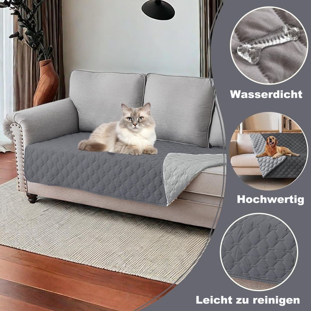 Waterproof Leakproof Double-Sided Dog Blanket Furniture Protector for Pets, 130 × 200cm — image 3