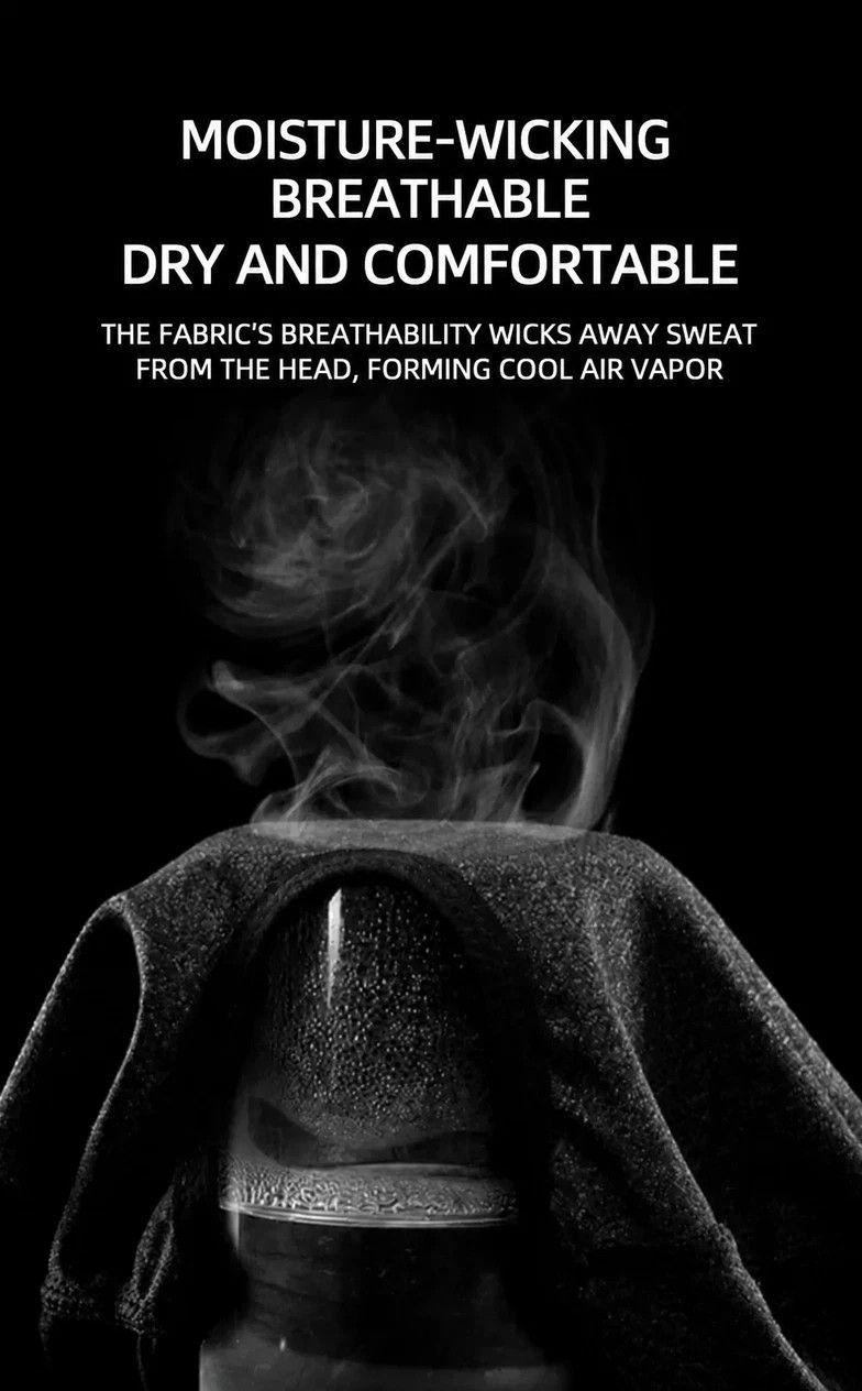 Wind Block Warm Face Mask, Black Long Design, One Size, 2 Pcs — image 4