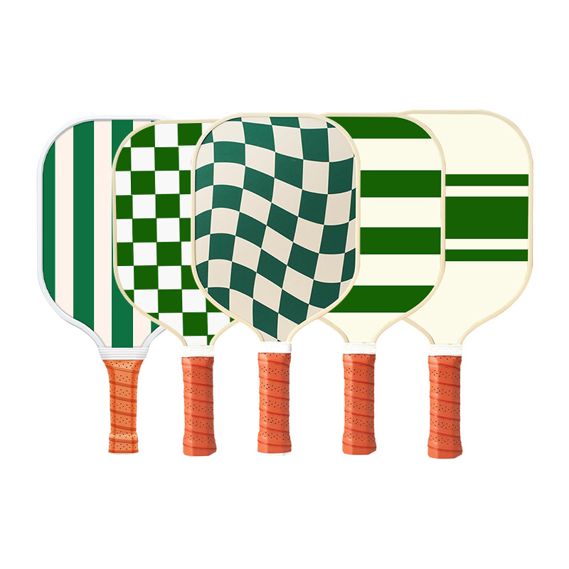Set 4 White And Green T700 Carbon Fiber Pickleball Paddle Set - 2 Paddles, 4 Balls, and Portable Carry Bag for Adults and Students — image 2