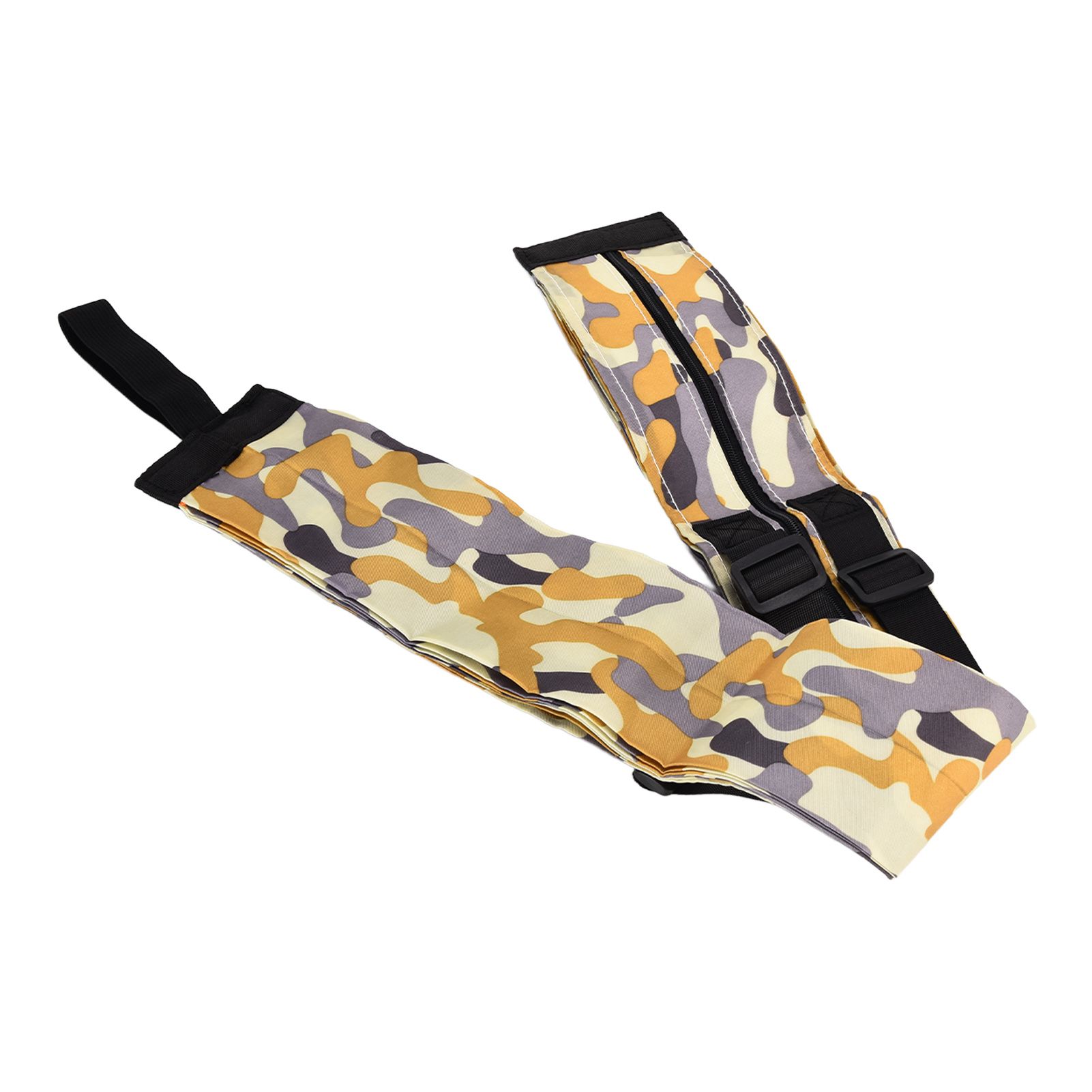 High Capacity Storage Bag Travel Single Shoulder Waterproof Shopping Bag Portable Folding Storage BagYellow Camouflage โ image 5