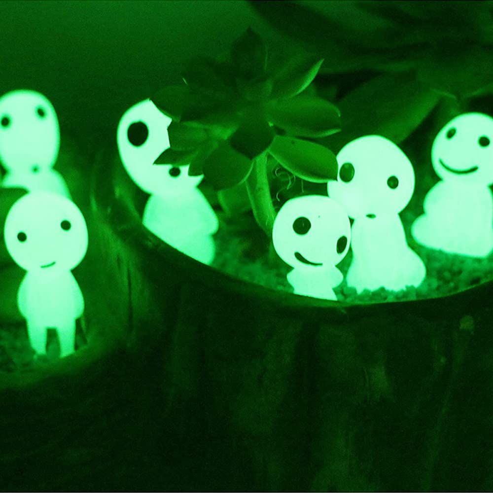 10Pcs Glow in The Dark Tree Elves Garden Statue Decor Miniature Luminous Ghost Princess Tree Spirit Fairy Garden Accessories โ image 4