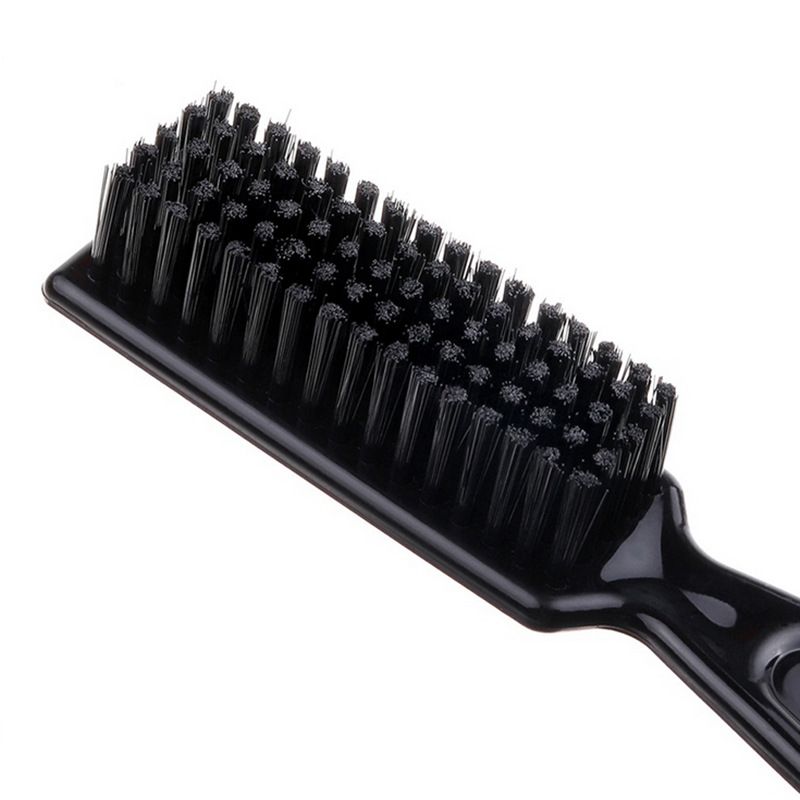 Fade Brush Comb Scissors Cleaning Brush Barber Shop Skin Fade Vintage Oil Head Shape Carving Cleaning Brush — image 5
