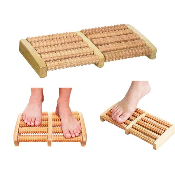 Wooden Foot Massage Roller Foot Massager — image 2