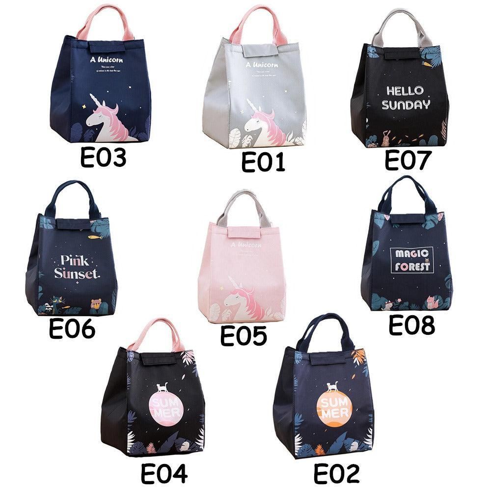 Portable Insulated Thermal Lunch Box Carry Tote Picnic Case Storage Bag 18x24x15cm - E07 (18x24x15cm) โ image 4