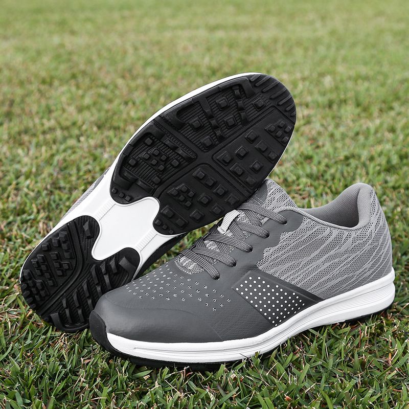 Thestron Waterproof Golf Shoes Men Training gray green US 8-EUR 41 โ image 3