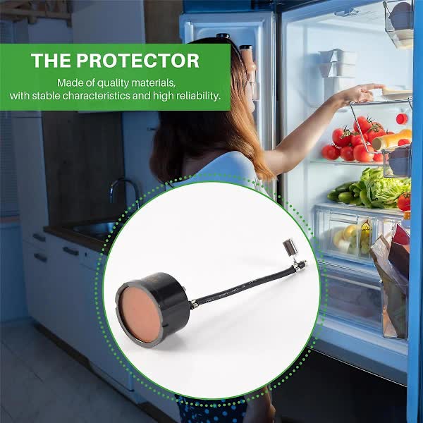 [CA] Compressor Thermal Overload Protector for Hx1/3HP Refrigerator Black — image 5