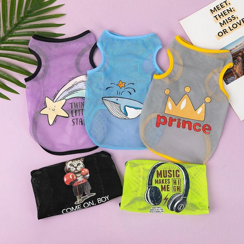 Pet Mesh Vest Dog Cat Clothing Lelemiao Polyester 4XL โ image 2