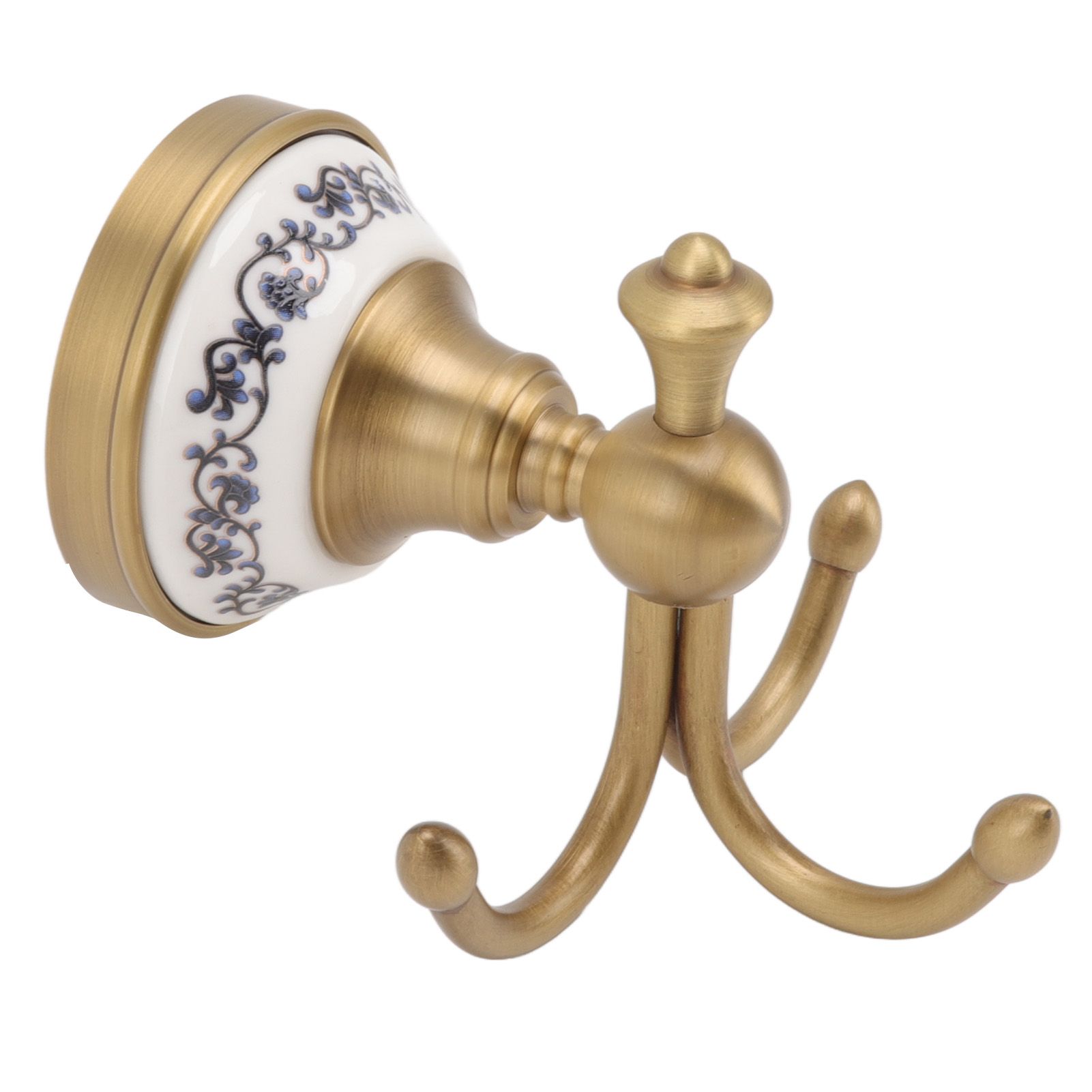 Wall Mounted Bathroom Coat Hook Beautiful Decorative Elegant Clothing Robe Hook for Living Room — image 4