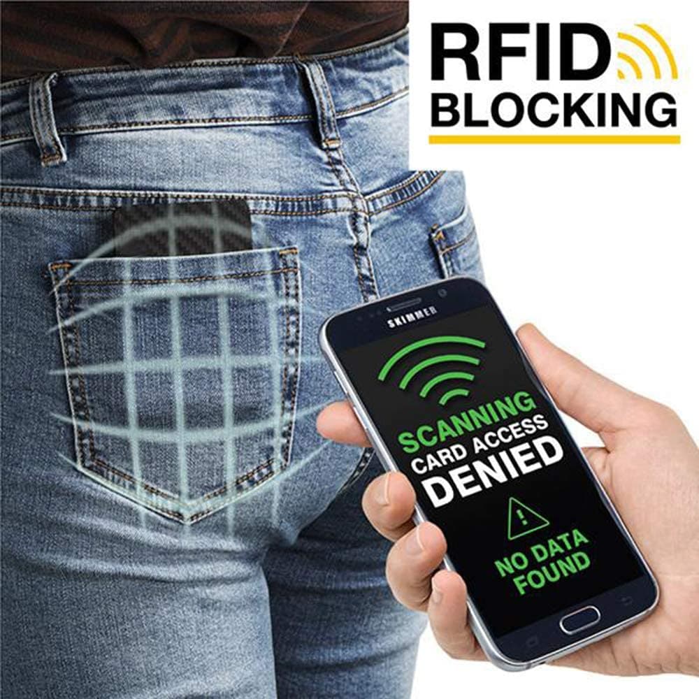 Best selling product!!! Carbon fiber RFID Card holder Black - Christmas gift One size — image 3