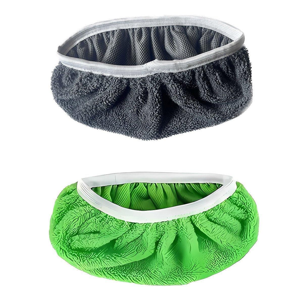 10PCS Replacement Mop Cloth Water Absorbent Wet Dry Refill Cover Household Tool - Grey โ image 3