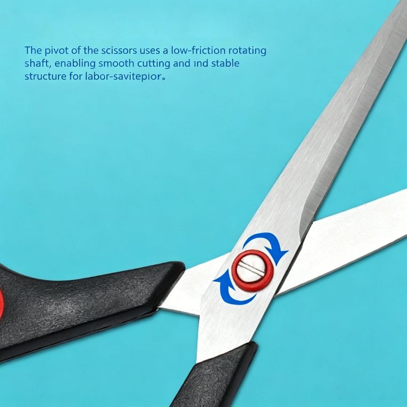 Stainless Steel Kitchen & Office Scissors with Soft Grip Handle, Sharp Multipurpose Craft Shears, Black and Gray โ image 4