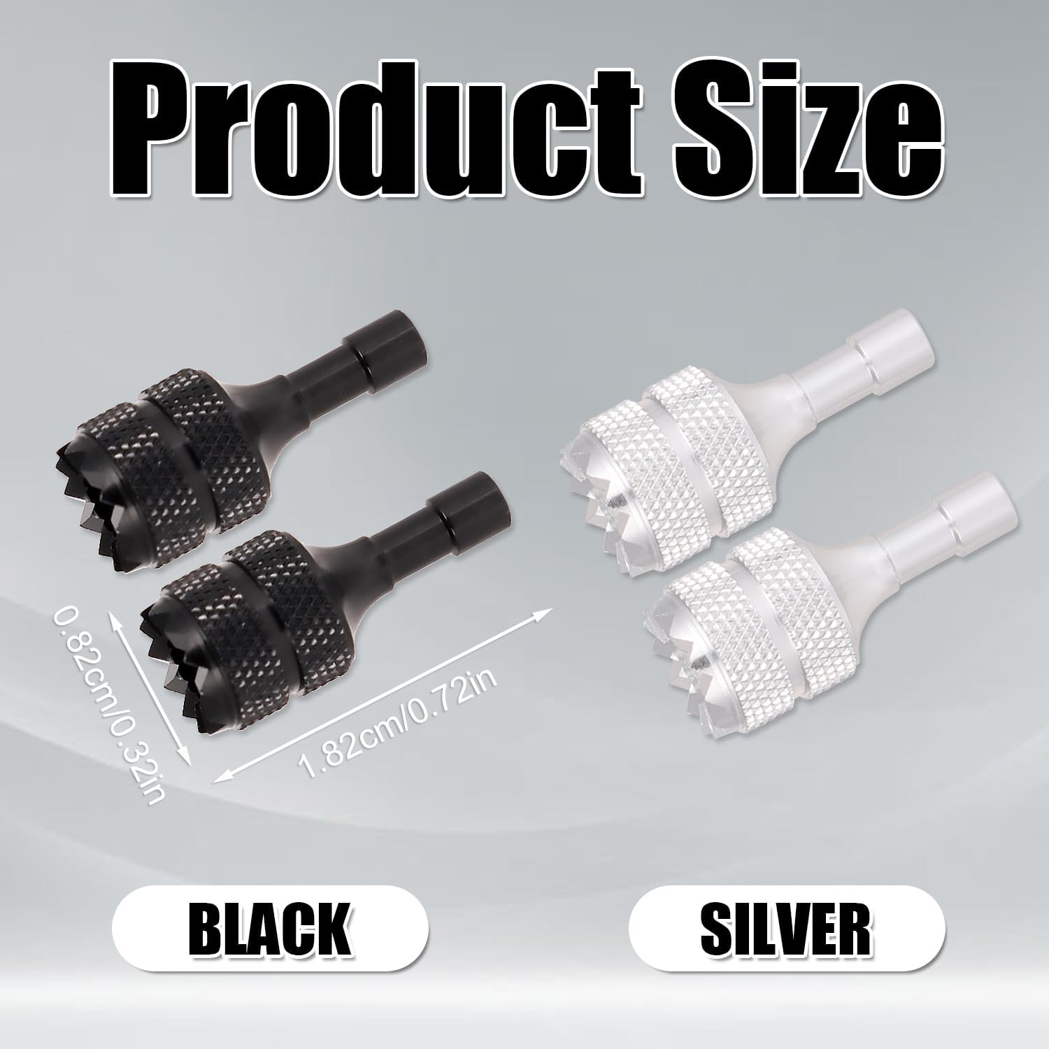 4pcs Drone Controller Sticks, Detachable Drone Remote Joysticks Thumb Rocker Replacement Compatible with DJI Mini 3 Pro Drones DJI RC Smart Controller (Silver — image 2