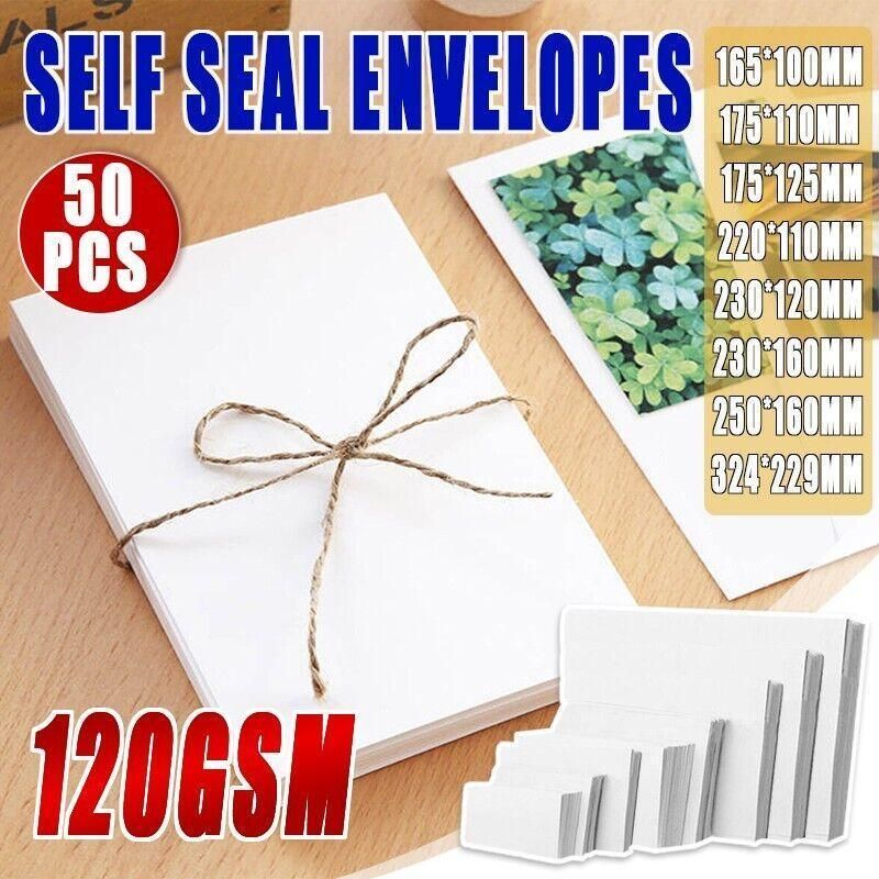 White Business Envelopes 8 Sizes Opaque Mailer with Pre-Printed Postcode - 9N:324*229MM โ image 2