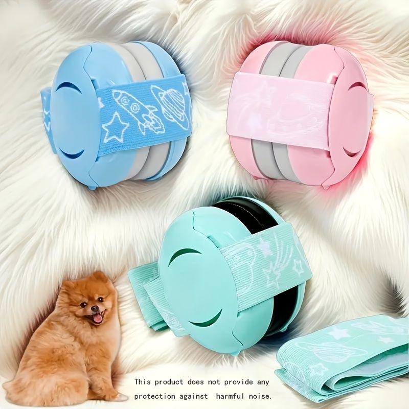 Pet ear muffs [Adjustable size] Starry sky pet ear muffs, suitable for medium and large-sized dogs, for parades, festivals, sports meetings, Tours, fireworks — image 2