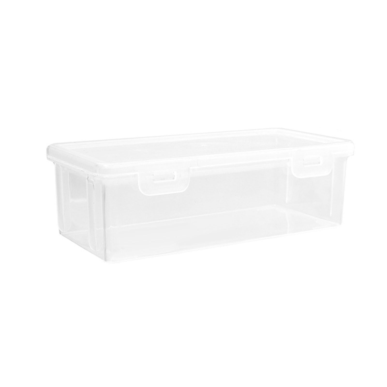 Sliced Cheese Container for Fridge, Kitchen Transparent Sealed Storage Tank, Cow Cheese Slice Holder, Plastic Fruit Vegetable Storage Box with Lids, Spice โ image 2