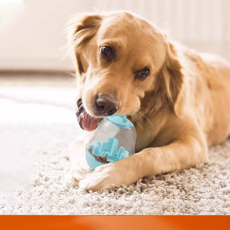 2Pcs Pet Tumbler Feeder Puzzle Toy Pet Training Dispenser-Orange โ image 2