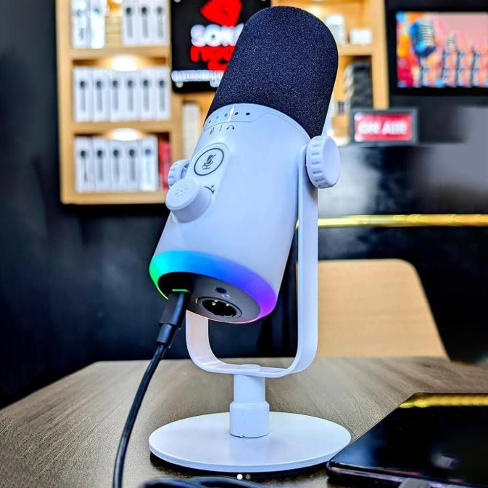 RGB Dynamic Gaming Microphone XLR/USB Interface for PC Streaming Podcast Recording Style 1 — image 3