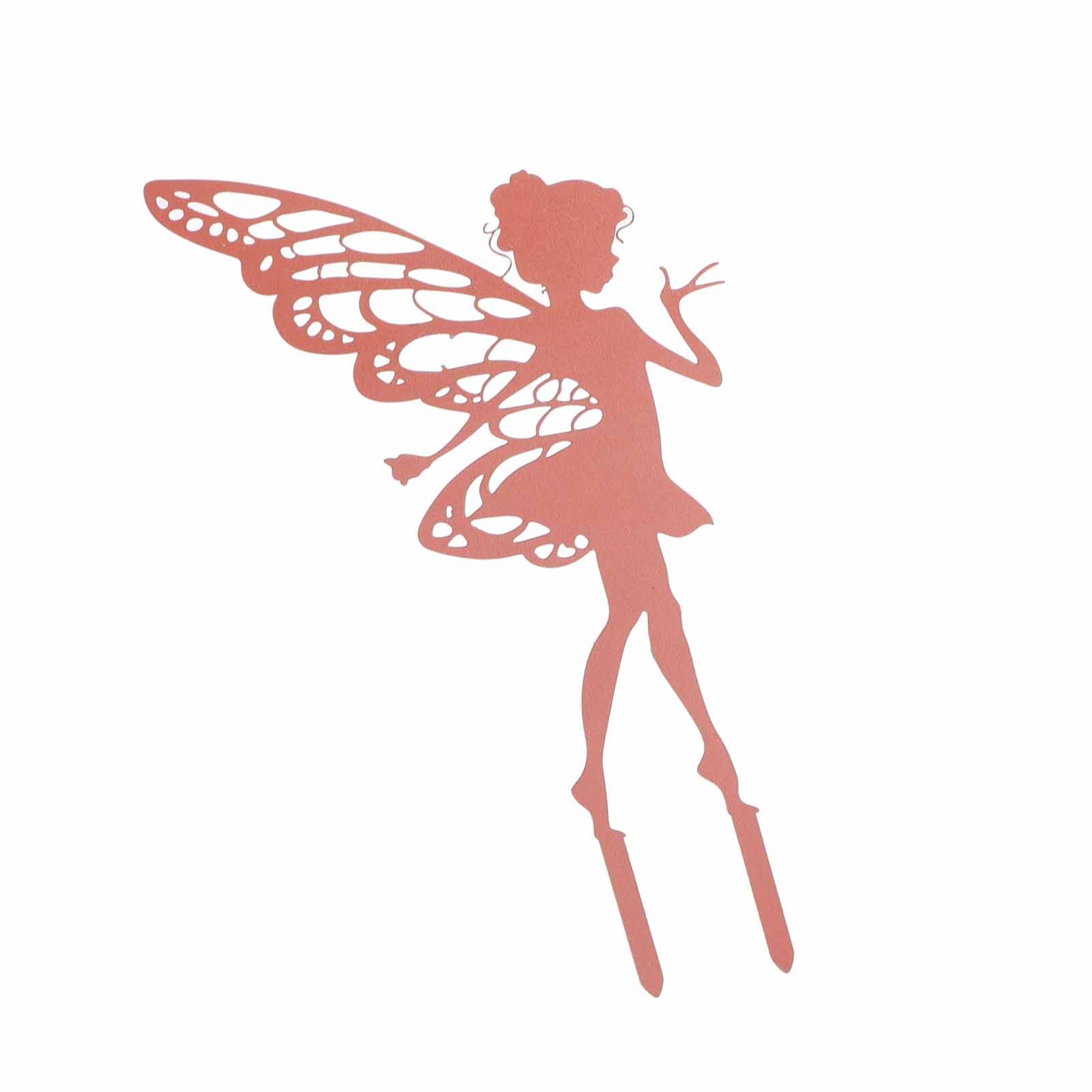 Decorative Garden Stakes Fairy Silhouette Metal Yard Stakes Arts Outdoor Garden Decor Spring Decor — image 3