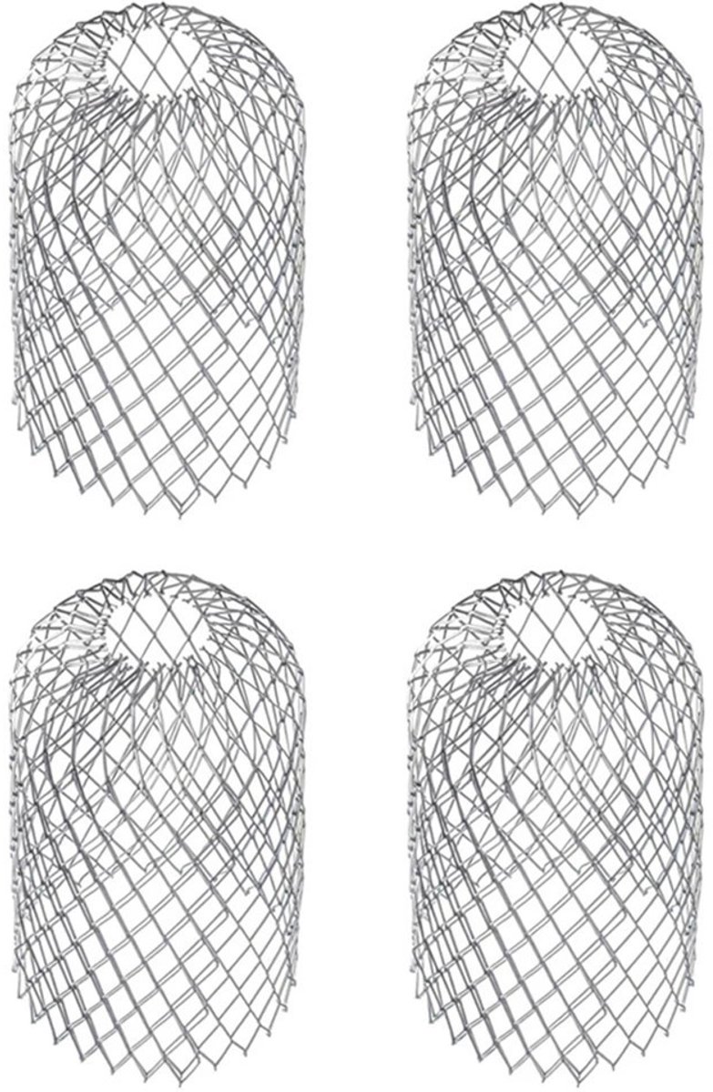 Gutter Leaf Filter 4-piece – Wire Mesh Guard, 10 × 17cm, gutter protector