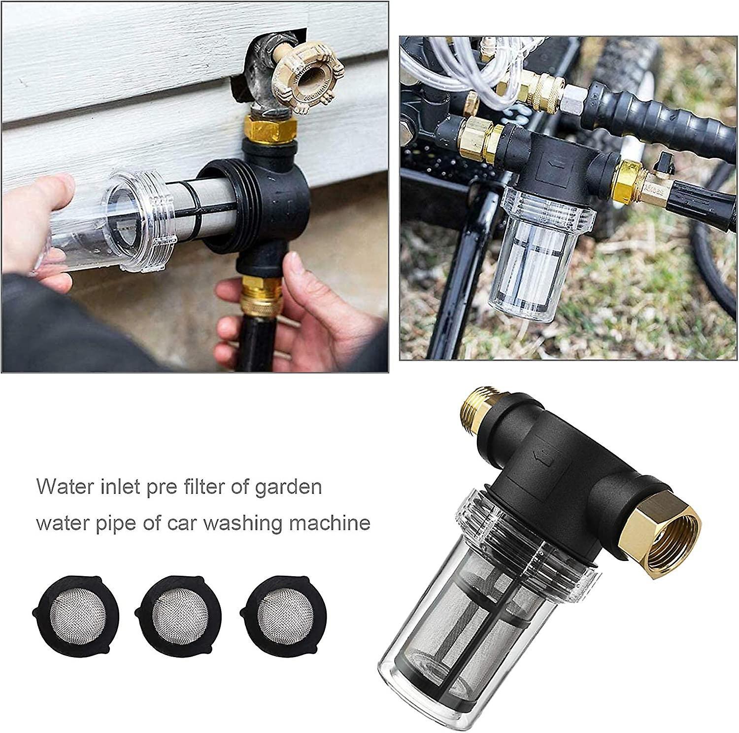 40 Mesh Water Filter Bowl Integrated Clear Screen for Garden Pressure Washer โ image 2