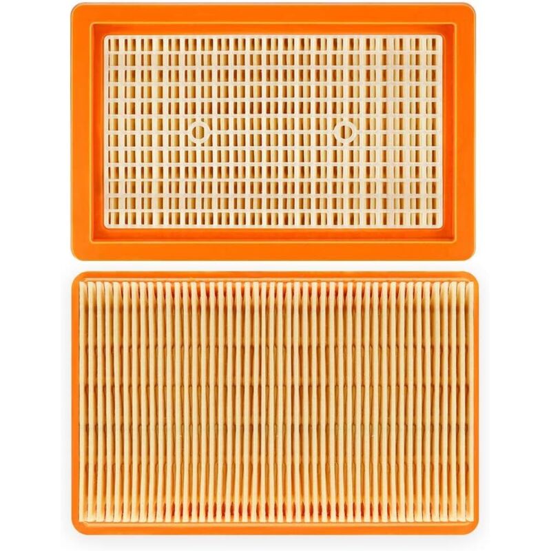 Flat Pleated Filter For Karcher Mv4 Mv5 Mv6 Wd4 Wd5 Wd6, Wd4P Wd5P Wd6P Wet And Dry Vacuum Cleaners, 3 Pack — image 2