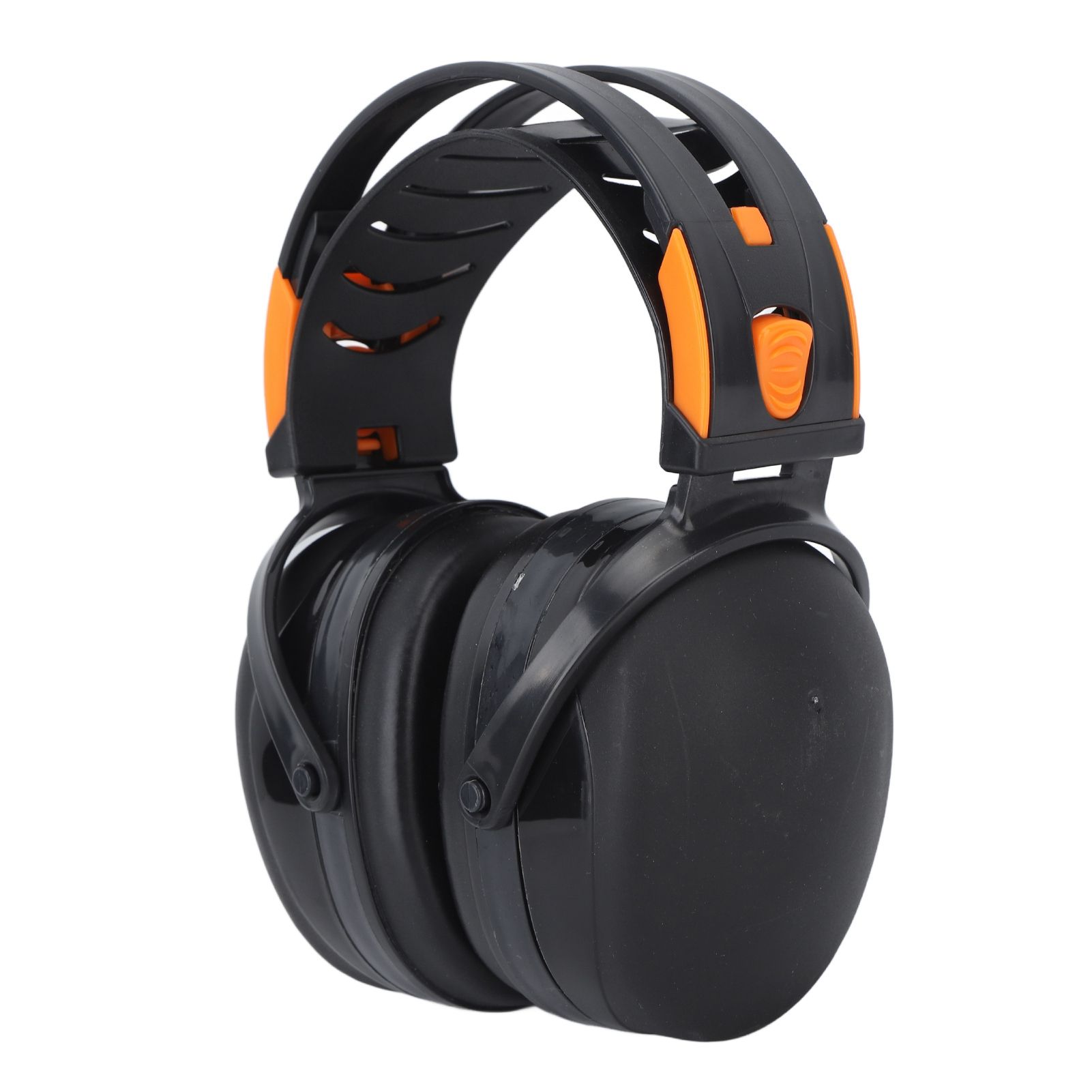 Noise Reduction Earmuffs Foldable Lightweight Hearing Protection Safety Over Head Ear Muff for Garden Shooting Mowing Black — image 2