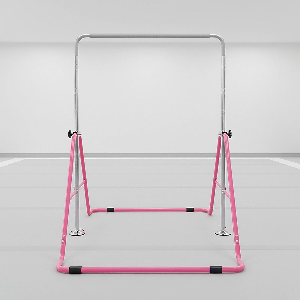 Kids Gymnastics Bars Training Horizontal Bar Monkey Kip Bar Pink — image 4