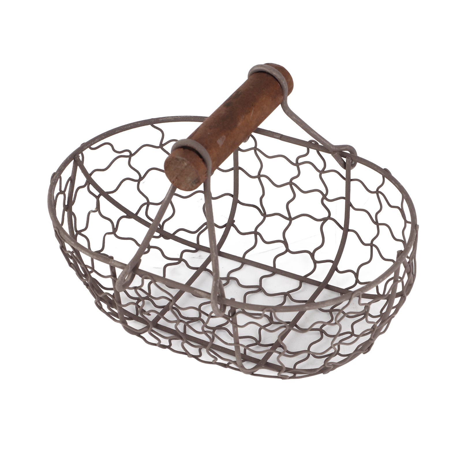2pcs Flower Girl Basket Wedding Flower Baskets Metal Baskets Home Decor — image 3