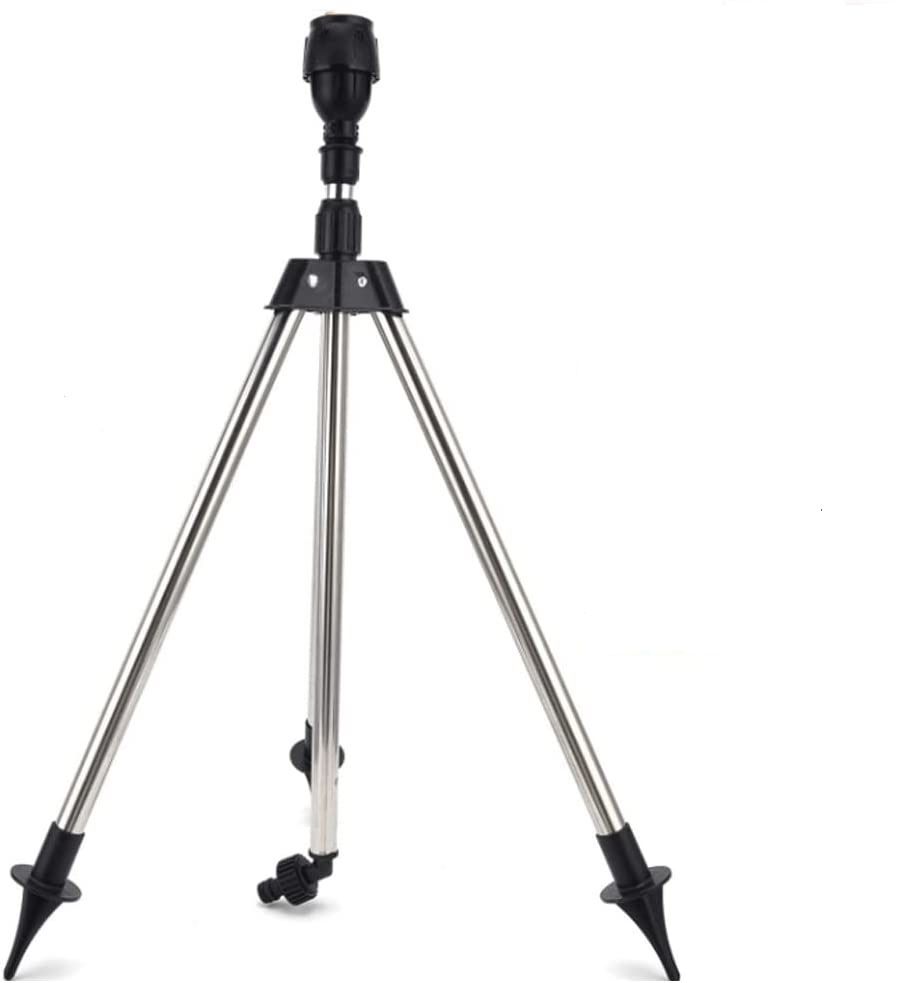 Rotating Tripod Sprinklers Yard, Lawn Sprinkler for Garden Rotating 360 Degree Covering Large Area, Telescopic Support Sprinkler
