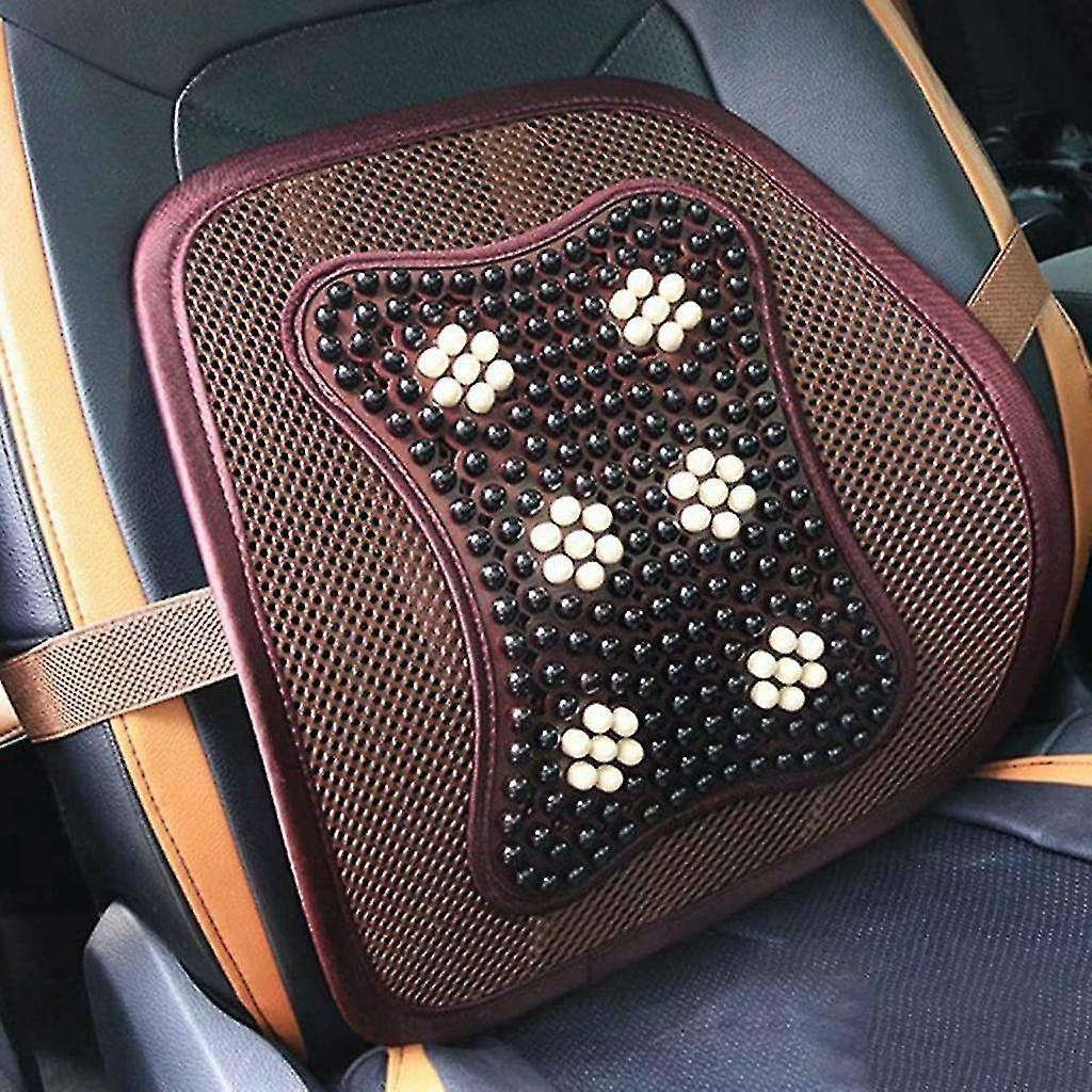 Massage Lumbar Back Cushion - Support Pad for vehicle seat or Office Chair — image 4