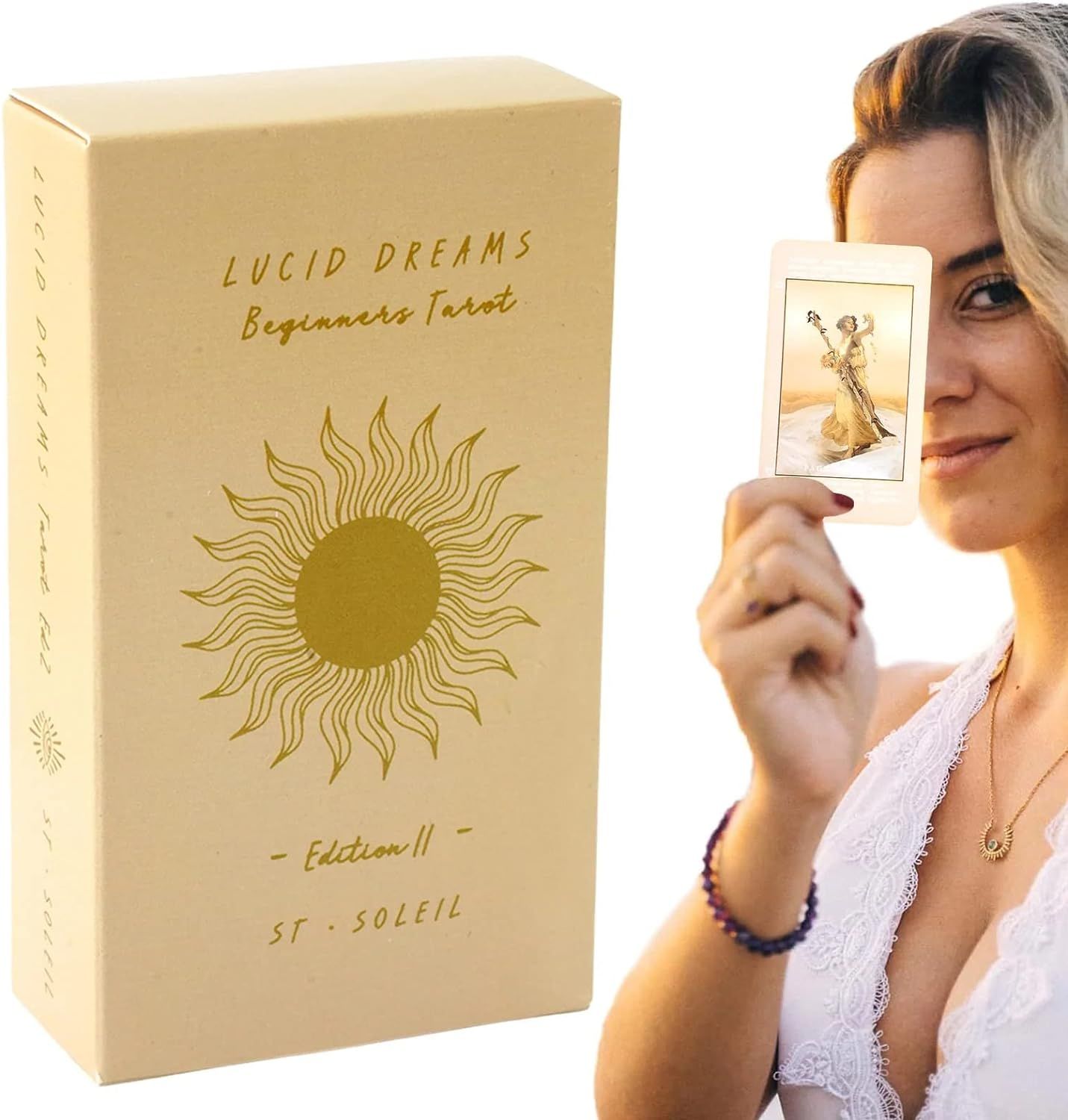 Tarot Deck Cards for Beginners for Young Kids | 78 Tarot Cards Set Gift for Tarot Lovers (Size - 10.3 * 7 * 2.5cm)