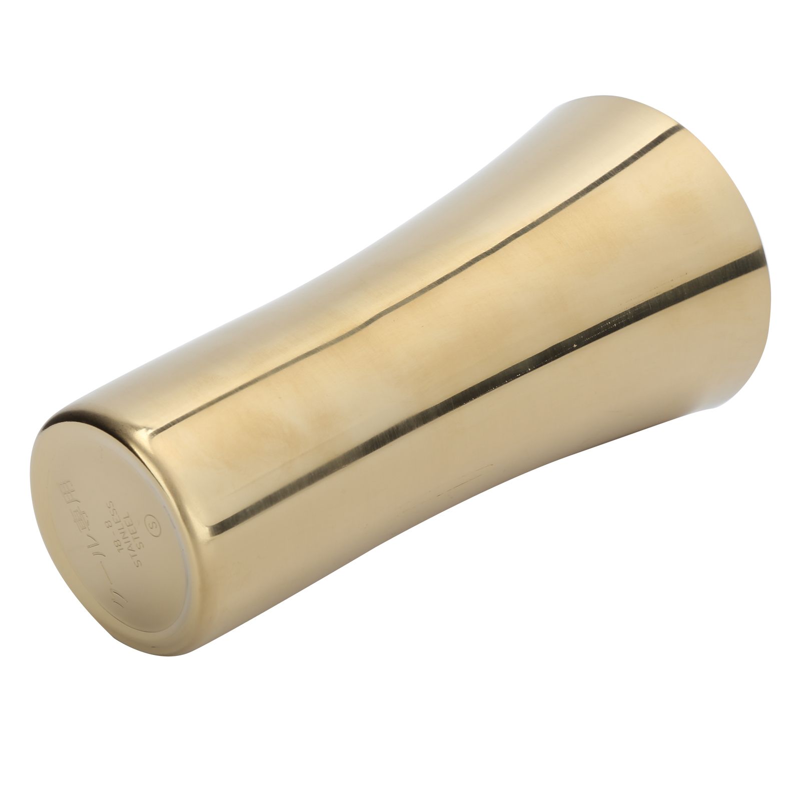 Stainless Steel Decorative Water Cup Beer Cold Drink Juice Mug Home Restaurant DecorGold 395ml โ image 2