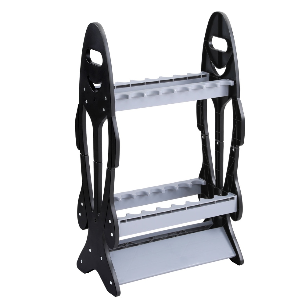 Seamanship Fishing Rod Holder 16 Storage Rack Fishing Pole Stand Garage Organizer Holds โ image 3