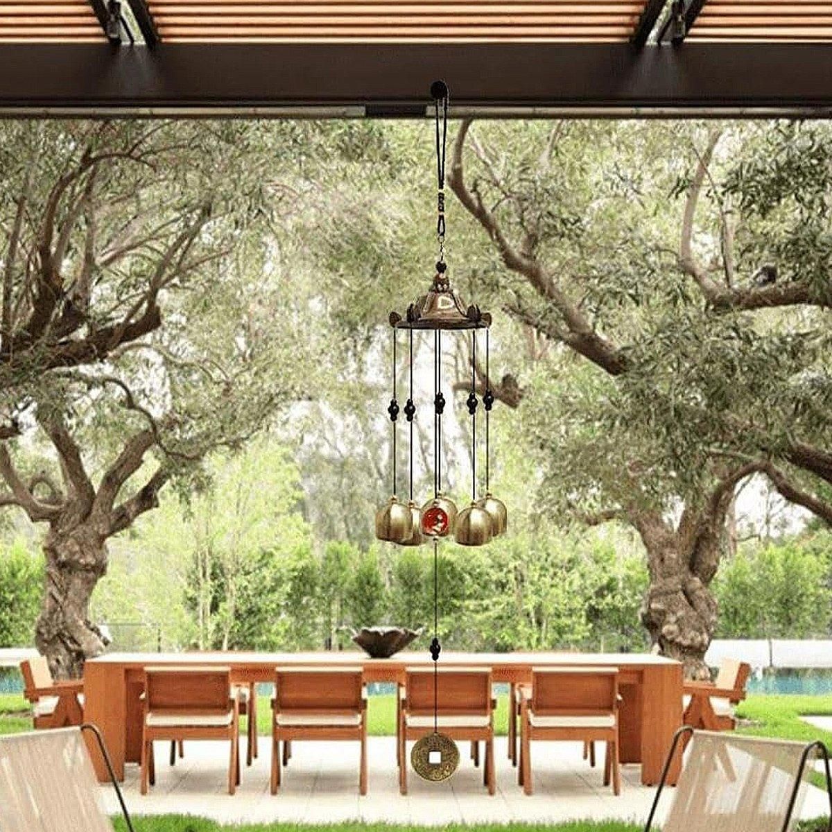 Metal Bell Wind Chime Pendant Outdoor Hanging Decoration Garden Patio Decor — image 5