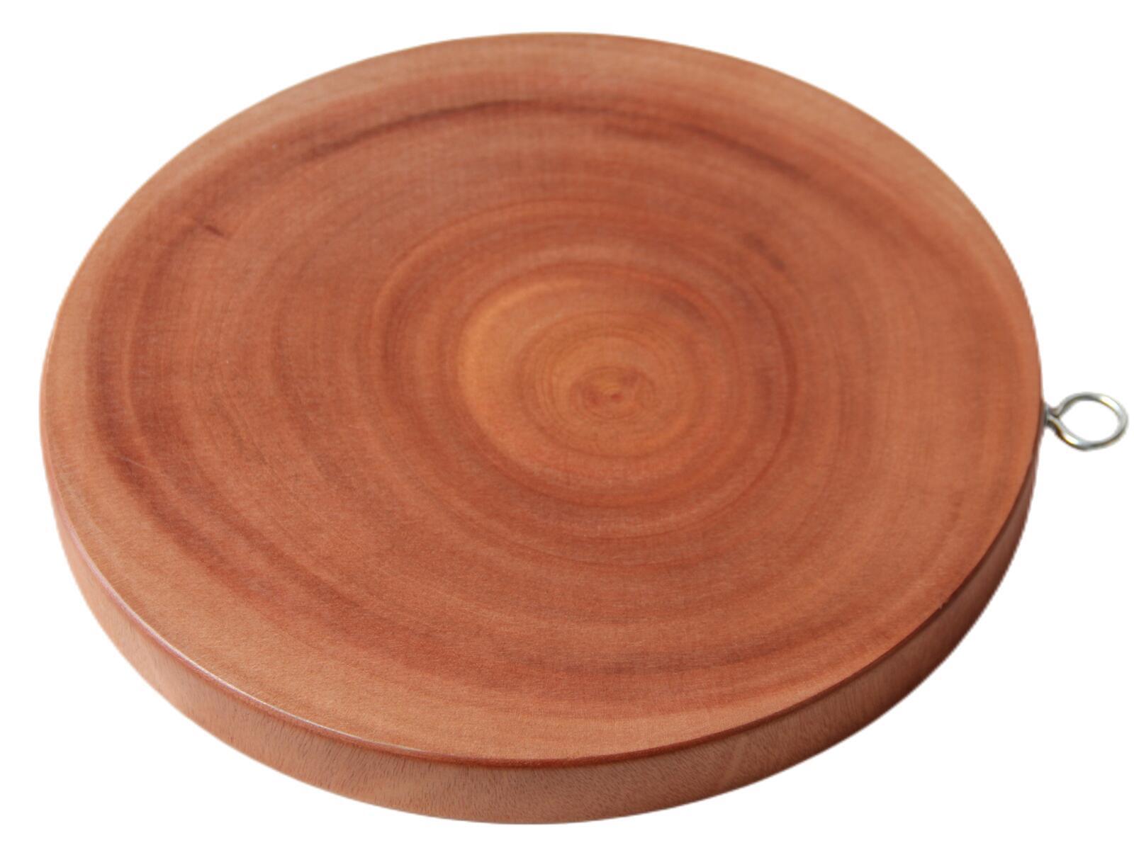 YES4HOMES 30cm Natural Hardwood Hygienic Kitchen Cutting Wooden Chopping Board Round โ image 2